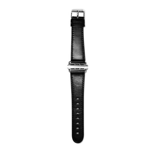 Apple Watch rihm nahast iCarer Leather Vintage 42 44 45 kellale must 11
