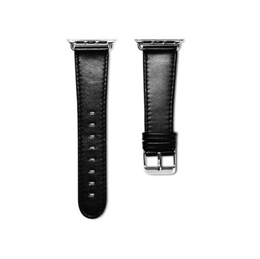 Apple Watch rihm nahast iCarer Leather Vintage 42 44 45 kellale must 12