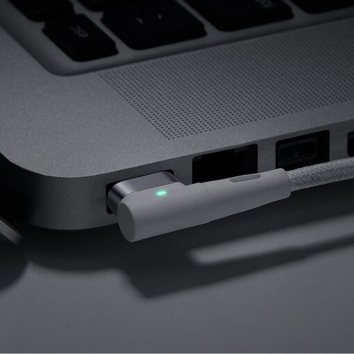 MacBook laadija juhe Baseus Zinc USB C 60W 2m L kujuline valge 8