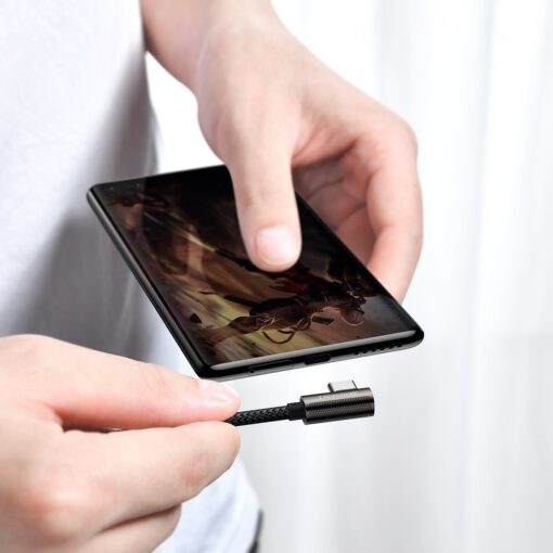 USB C to USB C laadija juhe Legend Mobile Game Elbow 100W 5A 480Mbps PD QC 1m 4