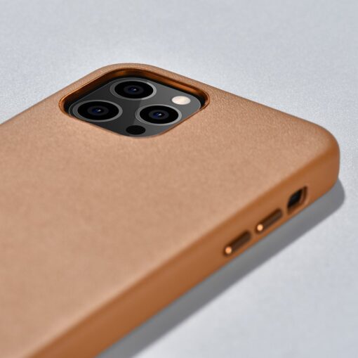 iPhone 12 MINI umbris MagSafe naturaalsest nahast pruun 10