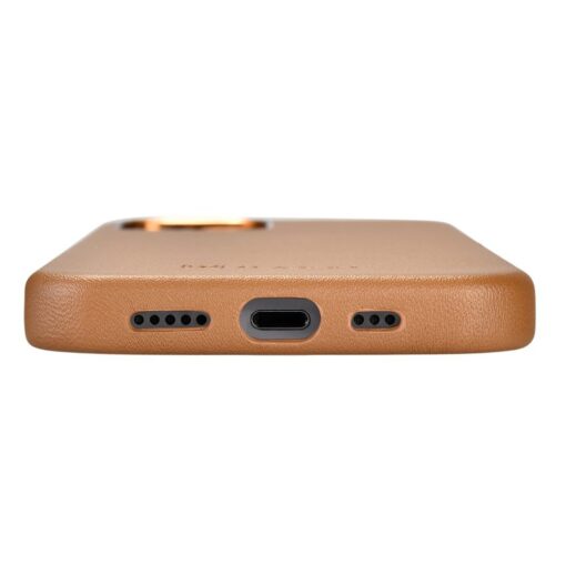 iPhone 12 MINI umbris MagSafe naturaalsest nahast pruun 7