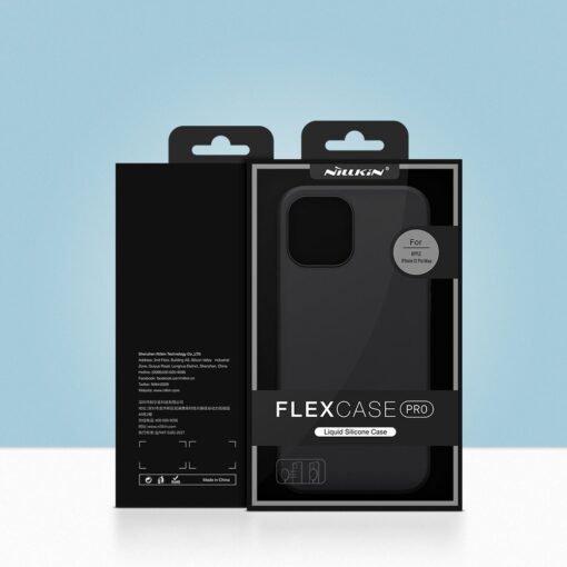 iPhone 12 PRO MAX umbris MagSafe Nillkin Flex Pure Pro silikoonist sinine 17