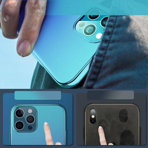 iPhone 12 PRO MAX umbris plastikust Kingxbar Aurora lilla sinine 2