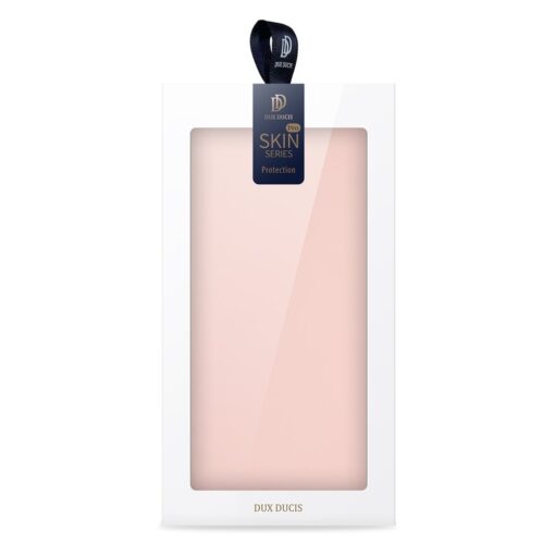 iPhone 13 MINI kunstnahast kaaned kaarditaskuga DUX DUCIS Skin Pro roosa 10