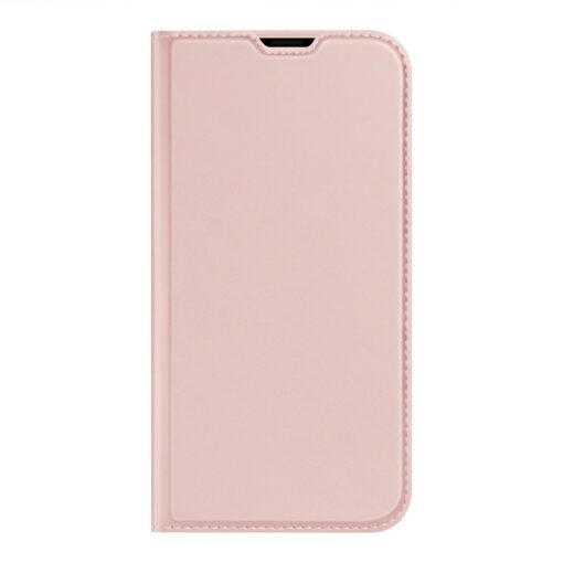 iPhone 13 MINI kunstnahast kaaned kaarditaskuga DUX DUCIS Skin Pro roosa 9