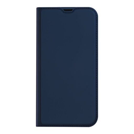 iPhone 13 MINI kunstnahast kaaned kaarditaskuga DUX DUCIS Skin Pro sinine 9