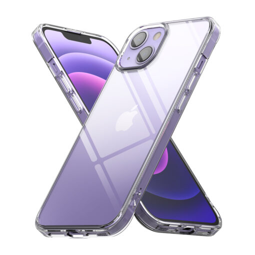 iPhone 13 MINI umbris Ringke Fusion plastikust taguse ja silikoonist raamiga labipaistev 1