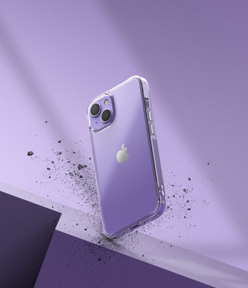 iPhone 13 MINI umbris Ringke Fusion plastikust taguse ja silikoonist raamiga labipaistev 7