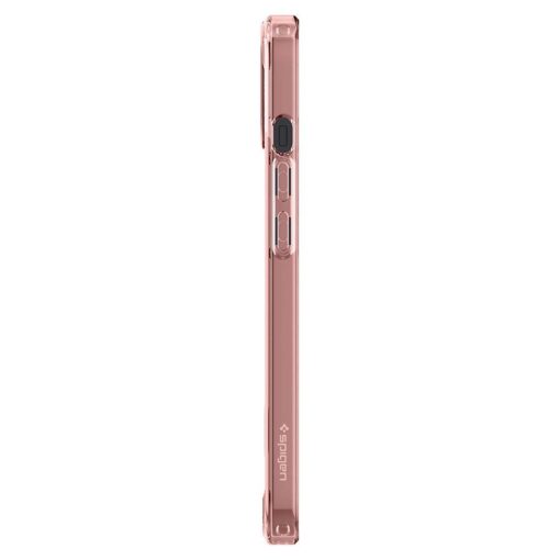 iPhone 13 MINI umbris Spigen Ultra Hybrid plastikust taguse ja silikoonist raamiga Rose Crystal 3