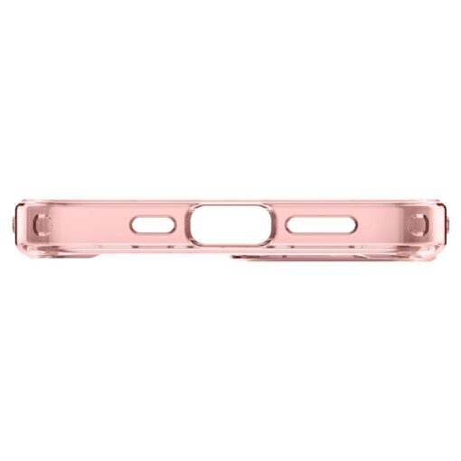 iPhone 13 MINI umbris Spigen Ultra Hybrid plastikust taguse ja silikoonist raamiga Rose Crystal 6
