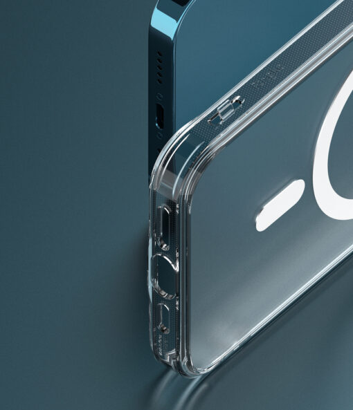 iPhone 13 PRO MagSafe umbris plastikust mati taguse ja silikoonist raamiga labipaistev FMGM548E52 7