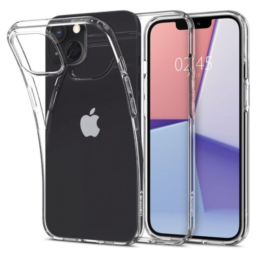 iPhone 13 umbris Spigen Liquid Crystal silikoonist labipaistev