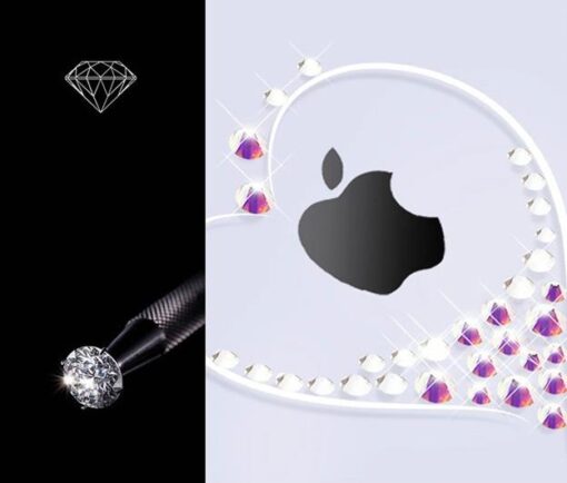 iPhone X XS umbris plastikust kristallidega Kingxbar Wish must 3