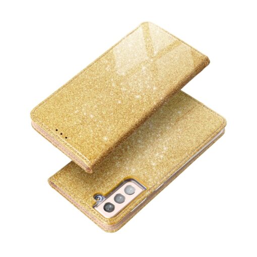 Huawei P40 Lite kaaned kunstnahast kaarditaskuga sadelev kuldne