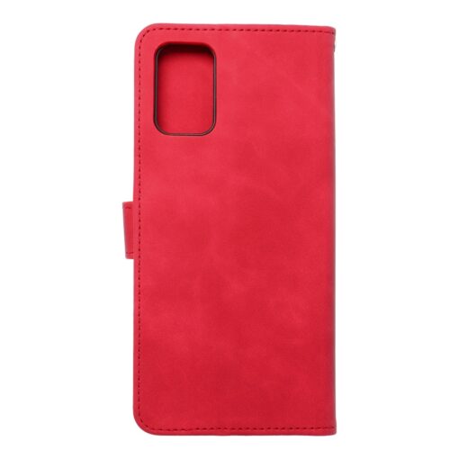 Samsung A02s kaaned kunstnahast kaarditaskuga MEZZO pohjapoder punane 1