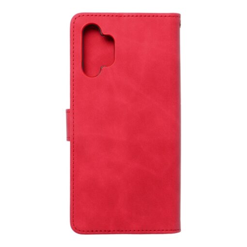 Samsung A32 4G kaaned kunstnahast kaarditaskuga MEZZO pohjapoder punane 1