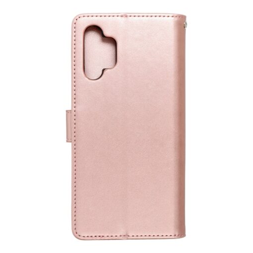 Samsung A32 4G kaaned kunstnahast kaarditaskuga MEZZO puu roosa kuld 1