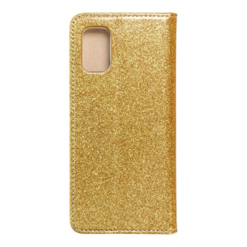 Samsung A41 kaaned kunstnahast kaarditaskuga sadelev kuldne 1
