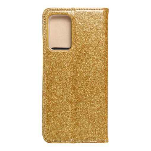 Samsung A52 ja A52s kaaned kunstnahast kaarditaskuga sadelev kuldne 1
