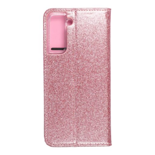 Samsung S21 kaaned kunstnahast kaarditaskuga sadelev roosa kuld 1