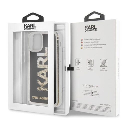 iPhone 11 umbris Karl Lagerfeld KLHCN61KAGBK Glitter 6