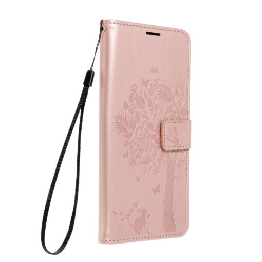 iPhone 12 12 PRO kaaned kunstnahast kaarditaskuga MEZZO puu roosa kuld