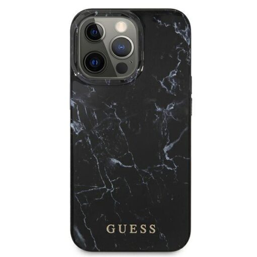 iPhone 13 Pro Guess marmori imitatsiooniga must GUHCP13LPCUMABK 6