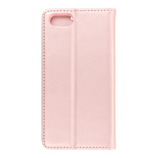 iPhone 7 8 SE 2020 magnetiga kaaned kunstnahast 2 kaarditaskuga roosa kuld 1