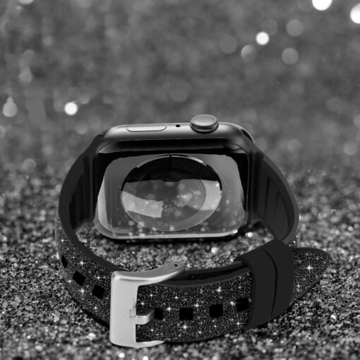 Apple Watch rihm 384041mm Crystal silikoonist must 2