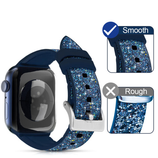Apple Watch rihm 384041mm Crystal silikoonist sinine 4