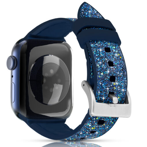 Apple Watch rihm 384041mm Crystal silikoonist sinine