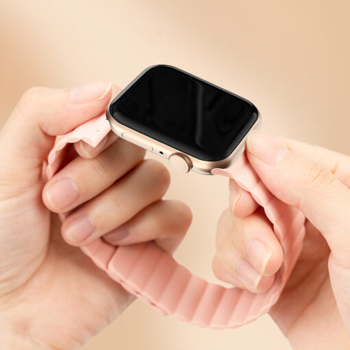 Apple Watch rihm 384041mm Magnetiga silikoonist roosa 3