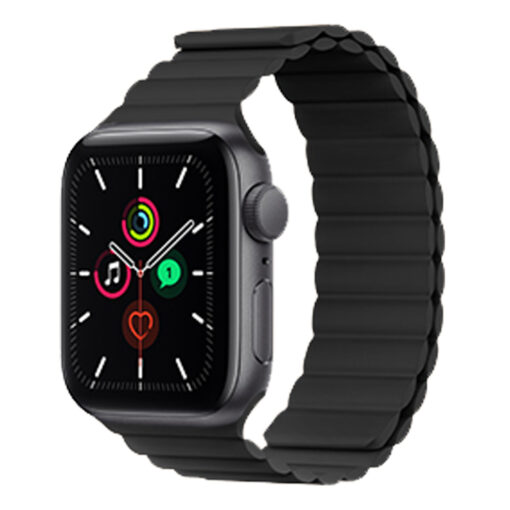 Apple Watch rihm 424445mm Magnetiga silikoonist must 5