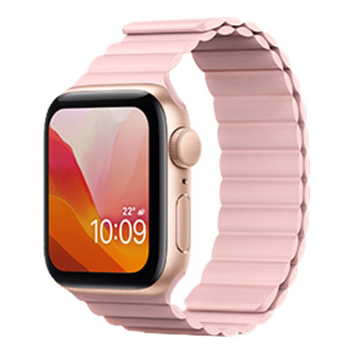 Apple Watch rihm 424445mm Magnetiga silikoonist roosa 5