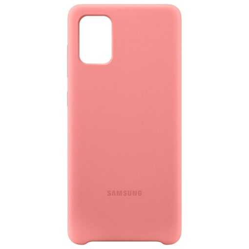 Samsung A71 umbris silikoonist Samsung roosa EF PA715TPEGEU 2