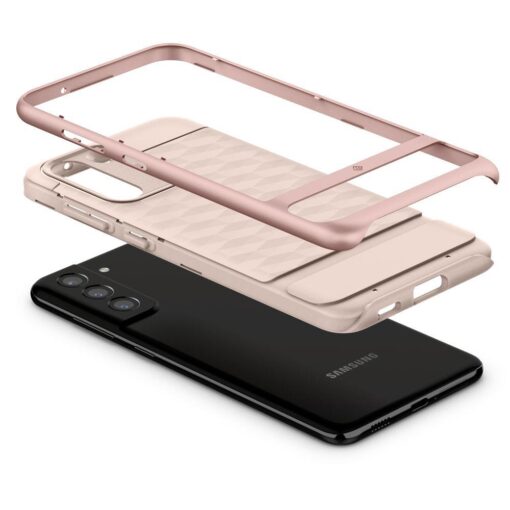 Samsung S21 FE umbris Caseology Parallax indi roosa 6