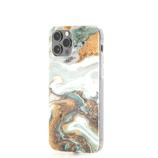 iPhone 12 mini umbris silikoonist marble glitter 5 1