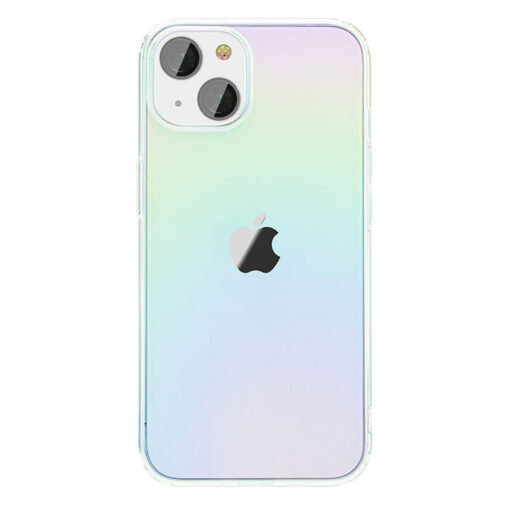 iPhone 13 PRO MAX umbris tugevast silikoonist Nebula Series Rainbow labipaistev