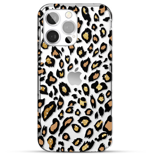 iPhone 13 PRO umbris plastikust Kingxbar Wild mustriga leopard 2