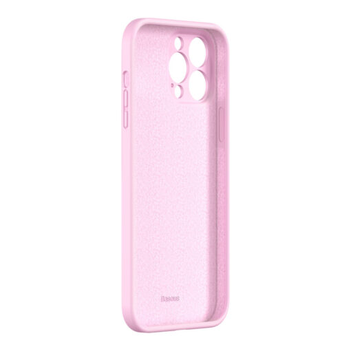 iPhone 13 PRO umbris silikoonist Baseus Liquid Gel roosa 5