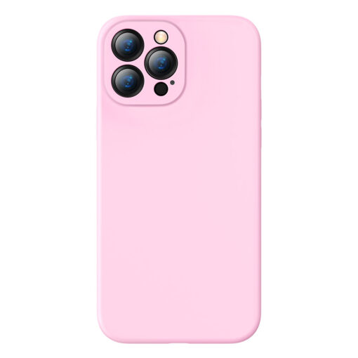iPhone 13 PRO umbris silikoonist Baseus Liquid Gel roosa