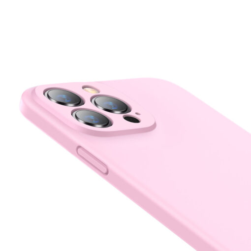 iPhone 13 PRO umbris silikoonist Baseus Liquid Gel roosa 6