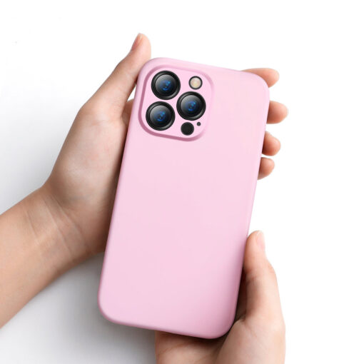 iPhone 13 PRO umbris silikoonist Baseus Liquid Gel roosa 8