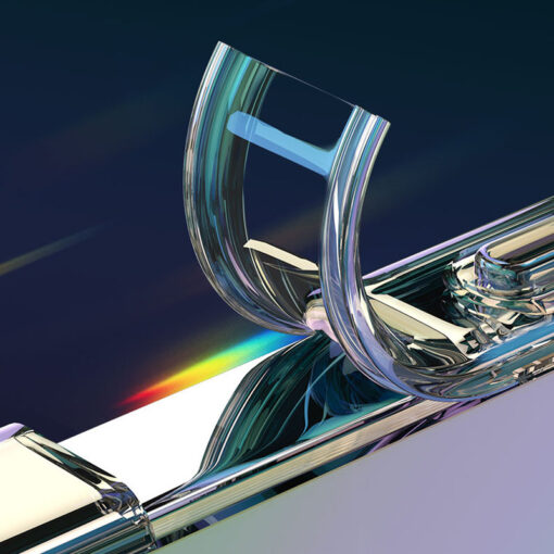 iPhone 13 PRO umbris tugevast silikoonist Nebula Series Rainbow labipaistev 7