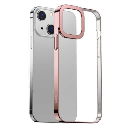 iPhone 13 umbris plastikust Baseus Glitter laikivate servadega roosa 5