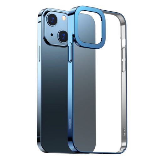 iPhone 13 umbris plastikust Baseus Glitter laikivate servadega sinine 13