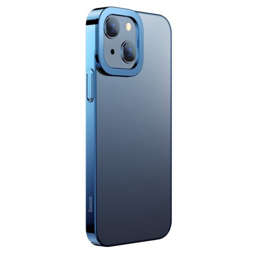 iPhone 13 umbris plastikust Baseus Glitter laikivate servadega sinine