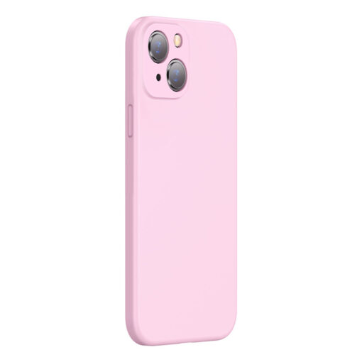 iPhone 13 umbris silikoonist Baseus Liquid Gel roosa 2