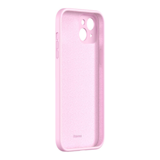 iPhone 13 umbris silikoonist Baseus Liquid Gel roosa 5